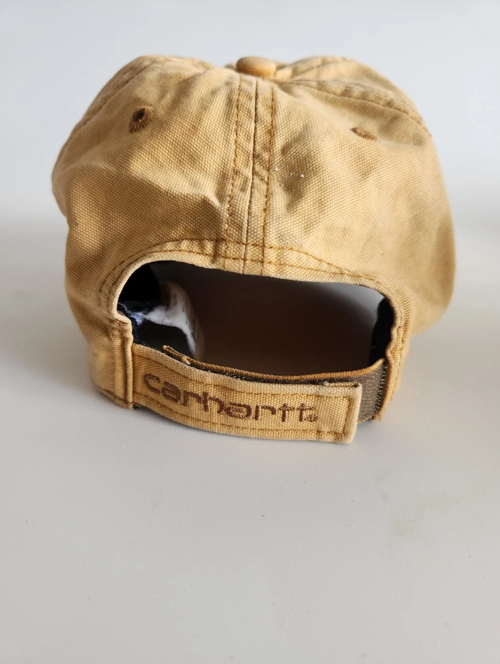 (2) Carhartt Patch Logo Adjustable Baseball Hats Caps Lot Workwear Outdoor